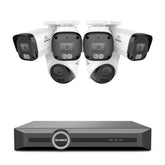 EH500 - 5MP 8 Channel PoE Security System, 6MP NVR, S+265., Human & Vehicle Detection, Color Night Vision, Smart Playback, IP67, Audio Recording, Smart Notification with Image Attached